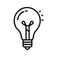 Icon of a Light Bulb