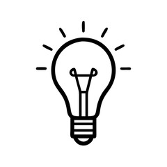 Icon of a Light Bulb