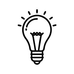 Icon of a Light Bulb
