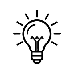 Icon of a Light Bulb