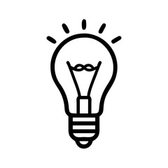 Icon of a Light Bulb