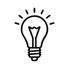 Icon of a Light Bulb