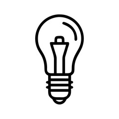 Obraz premium Icon of a Light Bulb