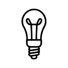 Icon of a Light Bulb