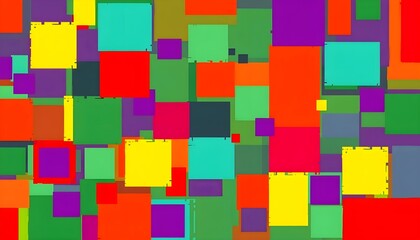 Vibrant colorful abstract patterns digital creation art visual design modern aesthetic