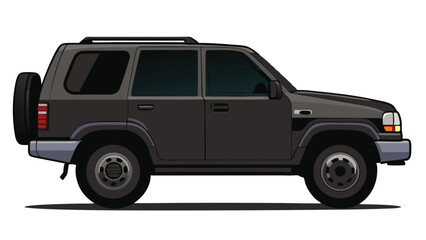 Car icons, vector, flat cartoon cars and transportation. Cars, vans, cargo trucks, off-road, buses, sports cars, pickup trucks.