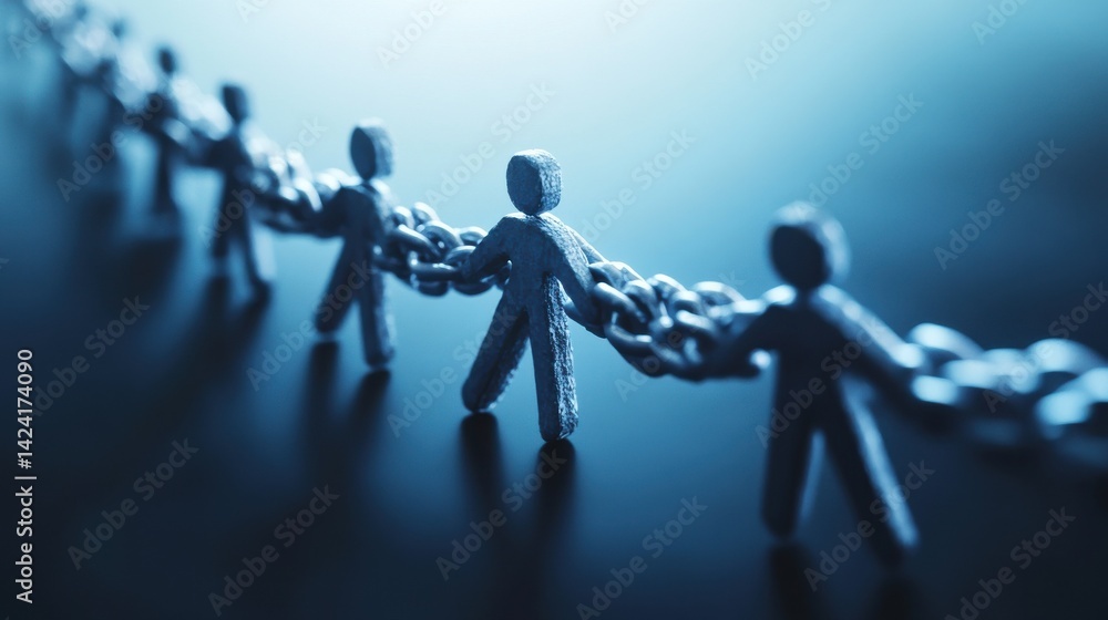 Poster connect team concept and unity or teamwork idea as a business metaphor for joining a partnership as 