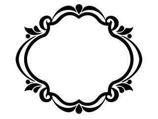 Morden Ornamental Frame vector illustration decorative border geometric abstract template

