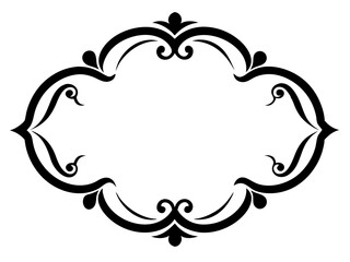 Morden Ornamental Frame vector illustration decorative border geometric abstract template

