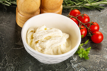 Italian delicous stracciatella cheese