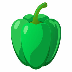 Vector illustration of a green paper