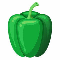 Vector illustration of a green paper