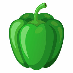 Vector illustration of a green paper