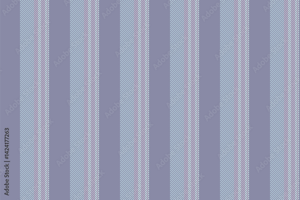 Poster elegant vertical stripes in soft pastel hues create a subtle yet sophisticated textile pattern.