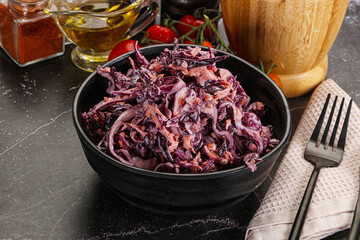 Coleslaw salad with cabbage and carrot