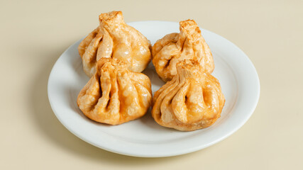 Georgian knikali in plate 