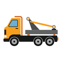 tow truck shilhotee vector isolated on white background
