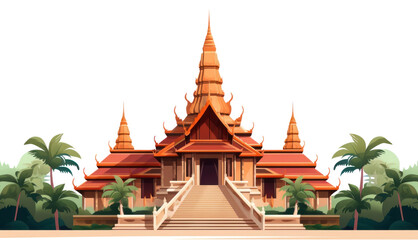 PNG Temple architecture building pagoda.