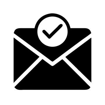 Approved Mail Envelope Icon Representing Certified or Verified Communication