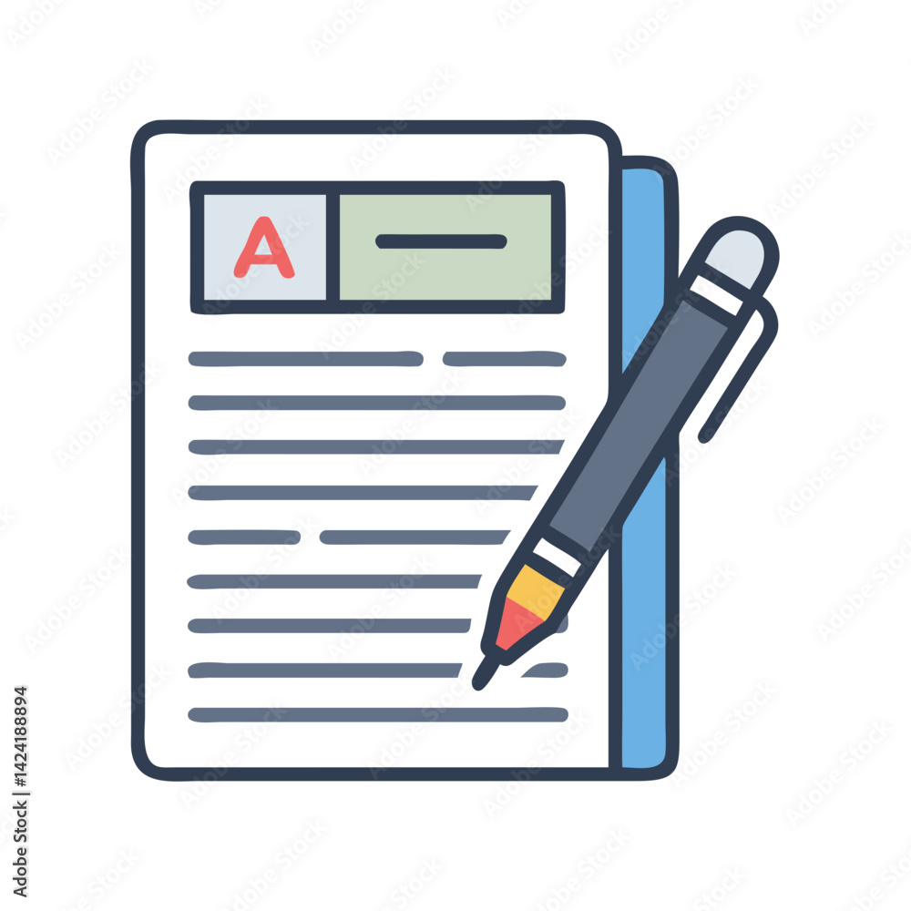 Poster article page icon representing blog or written content