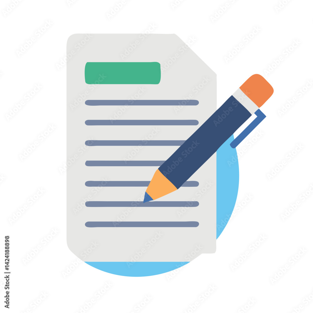 Poster article page icon representing blog or written content