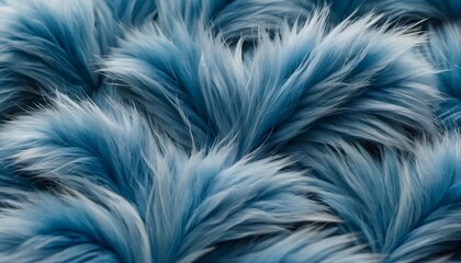 Obraz premium Textured blue fur close-up artistic photography soft environment abstract viewpoint
