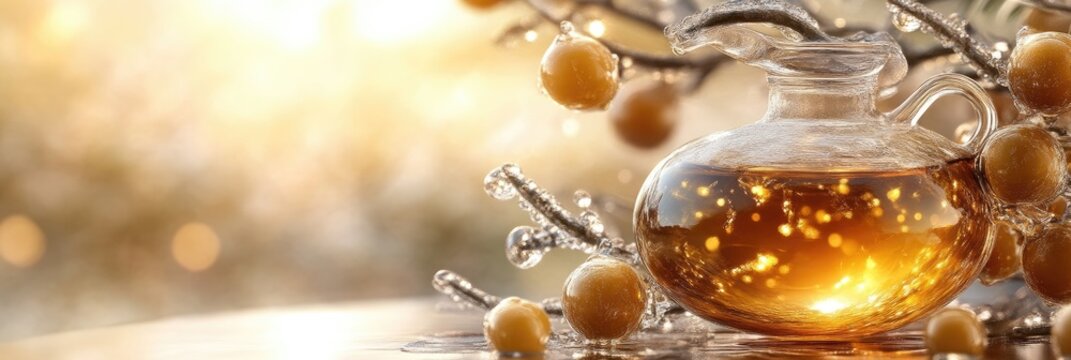 Golden Elixir in Winter