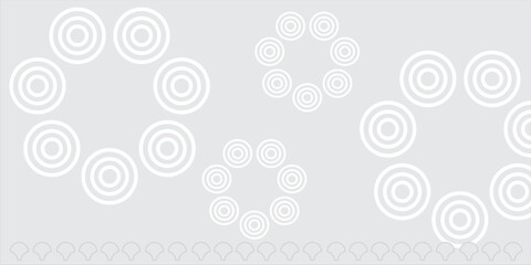 White abstract background. Modern circle lines pattern. Futuristic concept. Minimal geometric texture design.