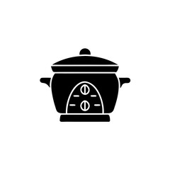 creative details Pressure Cooker Icon vector Illustration