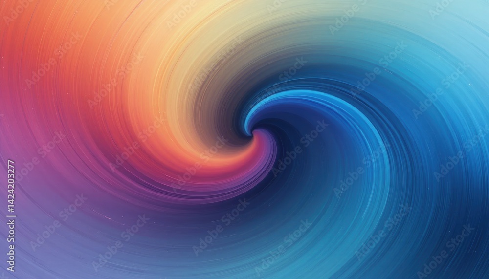 Poster swirling colors and patterns abstract digital art vibrant design studio environment close-up perspec