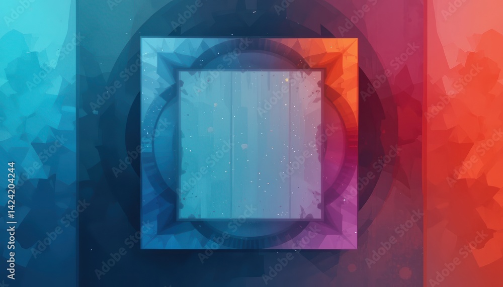 Aufkleber dynamic abstract visuals digital space graphic design creative environment vibrant viewpoint visual 