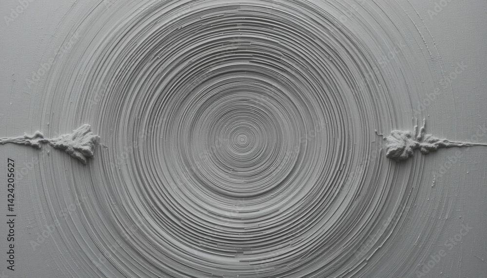 Poster spiral art creation abstract design studio digital artwork minimalist environment top-down view cont