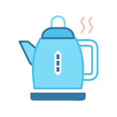Obraz premium Kettle Icon Representing Boiling Water Appliance and Kitchen Utility
