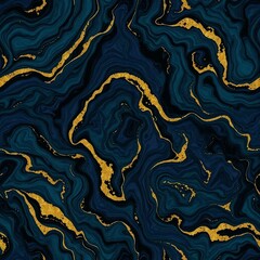 Teal Blue Marble Texture – Rich Artistic Swirl Wallpaper