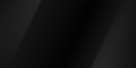 Fototapeta premium Dark abstract background, black background with grey lines, texture with diagonal lines.vector eps10