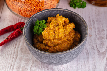 Indian cuisine - Lentil vegan dal