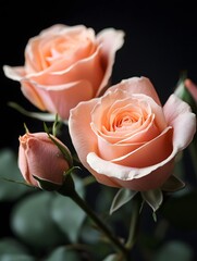 Close-up of roses
