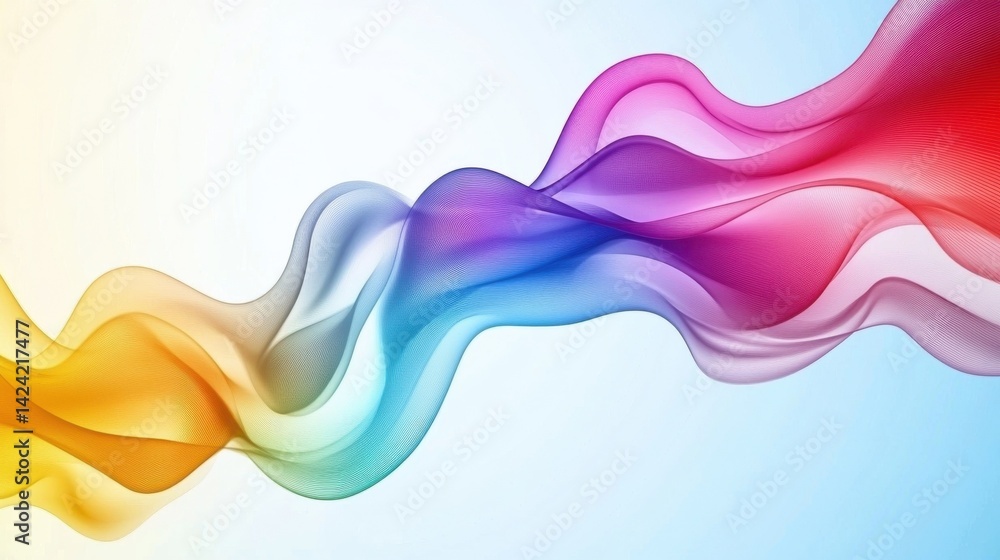 Poster vector modern colorful flow background. wave color liquid shape. abstract design.