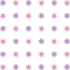 A cheerful seamless pattern featuring colorful abstract shapes on a white background. Perfect for digital scrapbooking, kids' crafts, wrapping paper, and decorative design projects.
