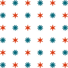 A cheerful seamless pattern featuring colorful abstract shapes on a white background. Perfect for digital scrapbooking, kids' crafts, wrapping paper, and decorative design projects.