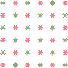 A cheerful seamless pattern featuring colorful abstract shapes on a white background. Perfect for digital scrapbooking, kids' crafts, wrapping paper, and decorative design projects.