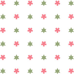 A cheerful seamless pattern featuring colorful abstract shapes on a white background. Perfect for digital scrapbooking, kids' crafts, wrapping paper, and decorative design projects.
