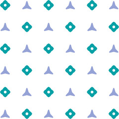 A cheerful seamless pattern featuring colorful abstract shapes on a white background. Perfect for digital scrapbooking, kids' crafts, wrapping paper, and decorative design projects.