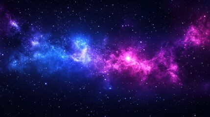 Cosmic nebulae, vibrant hues of deep space.