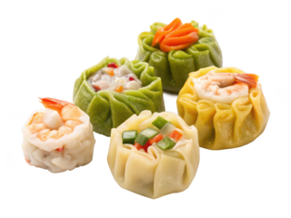 Dumpling variety png Asian dim sum png food illustration png white background image