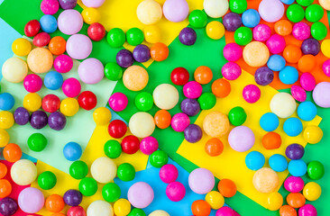 colorful sweet candy background