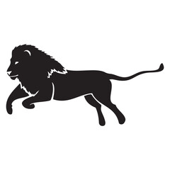 vector illustration of a lion. eps 10