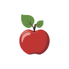 Simplified Apple Illustration vector illustration
