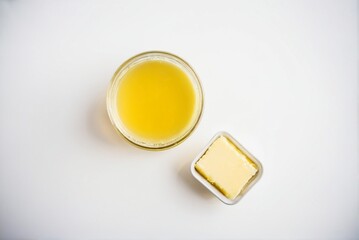 Melting Butter  – Rich Golden Fat for Cooking, Baking, and Comfort Food Concepts with Soft Texture 