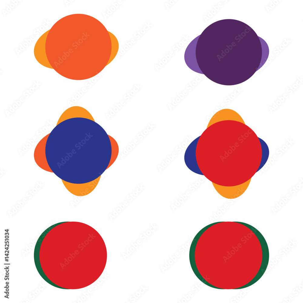 Poster a set of colorful vector stickers and labels offers a vibrant design element with various shapes lik